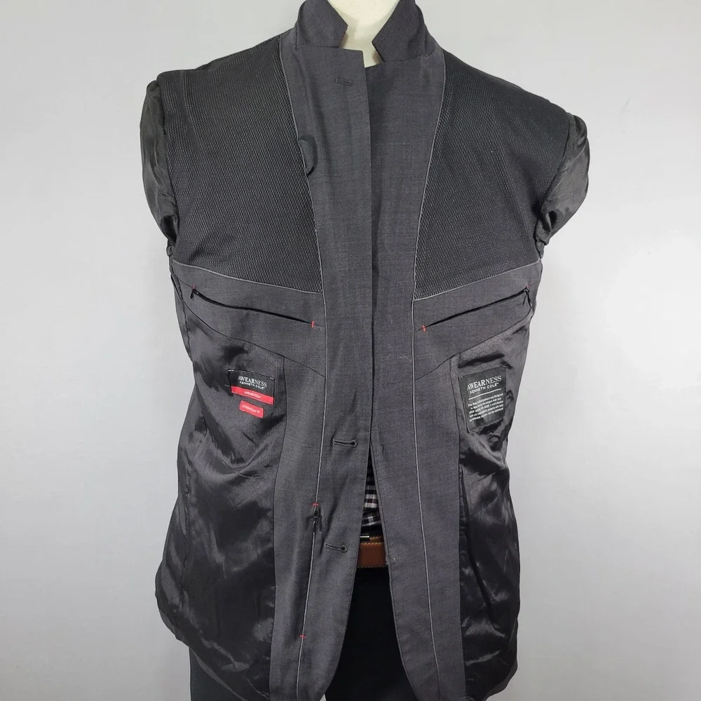 Kenneth Cole‎ Awearness Men's Sport Coat Blazer Two Button Extreme SLIM 44L
